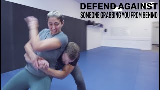 Defend Against Someone Grabbing You From Behind