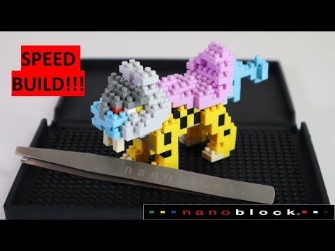 Nanoblock Pokemon Raikou NBPM-089 - über 250 Teile Produktbild-Vorschau 6