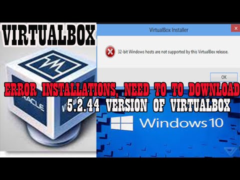 32 BIT ON WINDOWS HOST NOT SUPPORTED BY THE VIRTUALBOX | TeachME Vlog