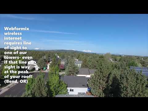 Wireless Internet Service in Bend Oregon with PMP450 3.65 Ghz Connection