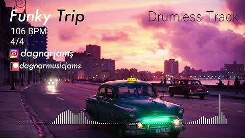Funk Drumless Track | 106 BPM | No Drums | Backing Track Drumless
