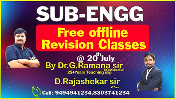 Tsnpdcl sub enginners notification 2022 |sub engg free offline classes |tsnpdcl free classes