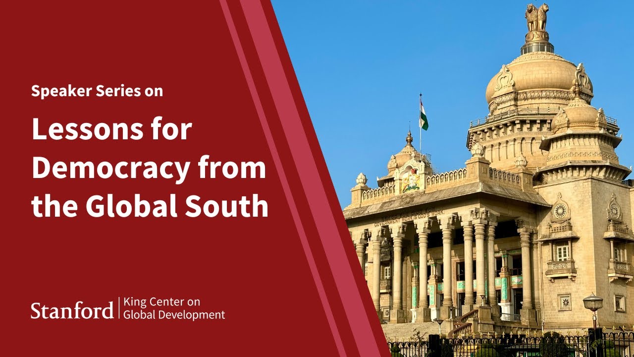 Speaker Series on Lessons for Democracy from the Global South - YouTube
