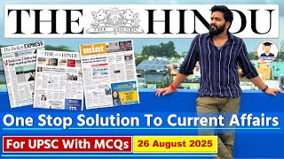 Celebrity 26 August 2025 | The Hindu Newspaper Analysis | 26th August Current Affairs Today | Indian Express Profile