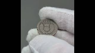 1694 1 Bodle Scotland Coin William and Mary