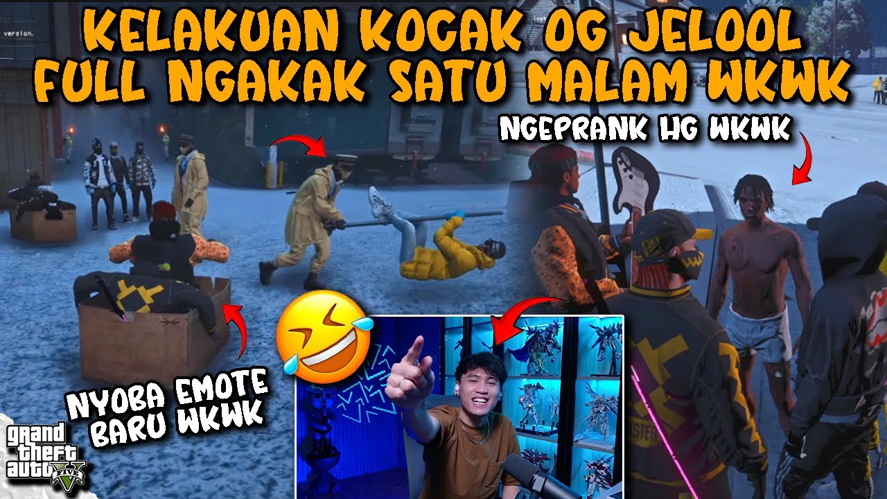 KELAKUAN KOCAK OG JELOOL DAN ANAK TRICSKTER FULL NGAKAK WKWK😂!! FUNNY MOMENTS || GTA V ROLEPLAY