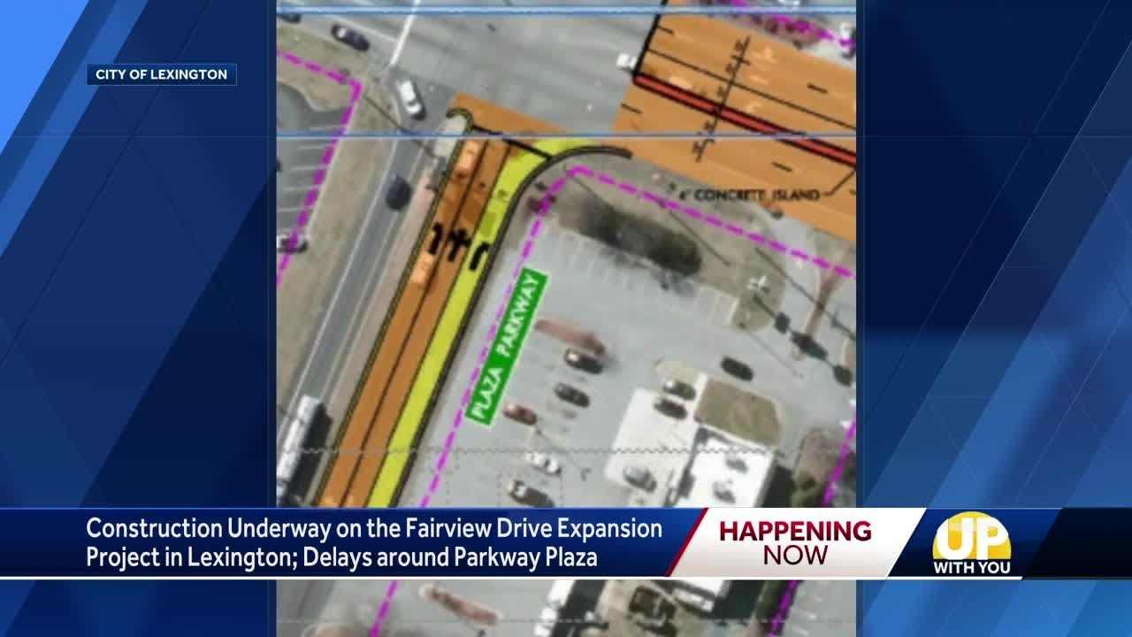 Lexington drivers prepare for delays as phase one of Fairview Drive expansion project starts