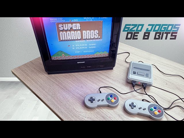 Console Emulador Super Mini Vídeo Game 620 Jogos Retro Antigos 8