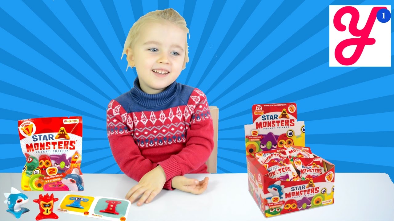 ИГРУШКИ МОНСТРЫ В ПАКЕТИКАХ STAR MONSTERS POCKET FRIENDS SERIES 1
