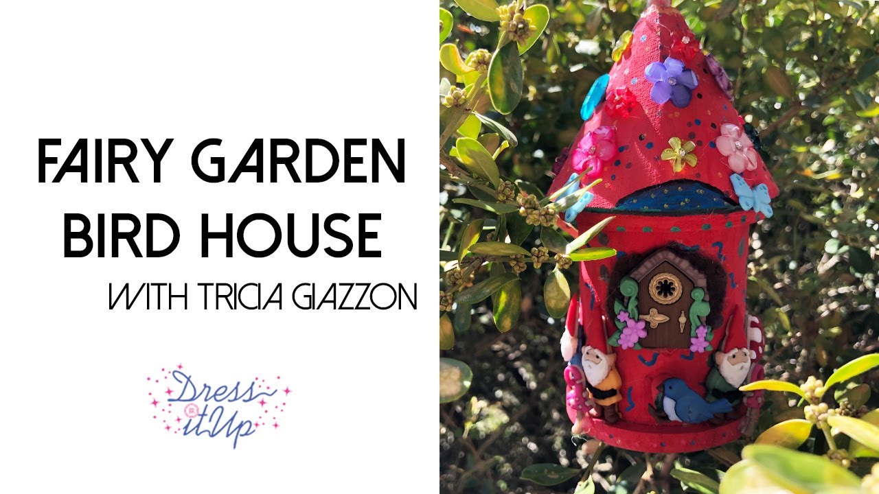 Easy Fairy Garden Birdhouse Home and Garden Decor YouTube