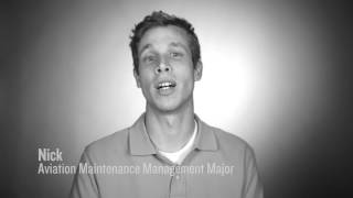 Vaughn Student Ambassadors: Nick, Aviation Maintenance Management