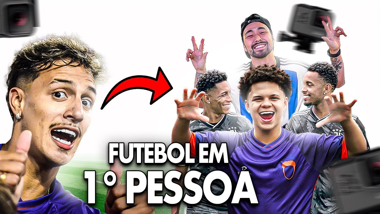 JOGO REAL DOS INFLUENCIADORES🤩: CAMPO EM 1º PESSOA (TIME MLKJHOOW x TIME JOWZIN)😮