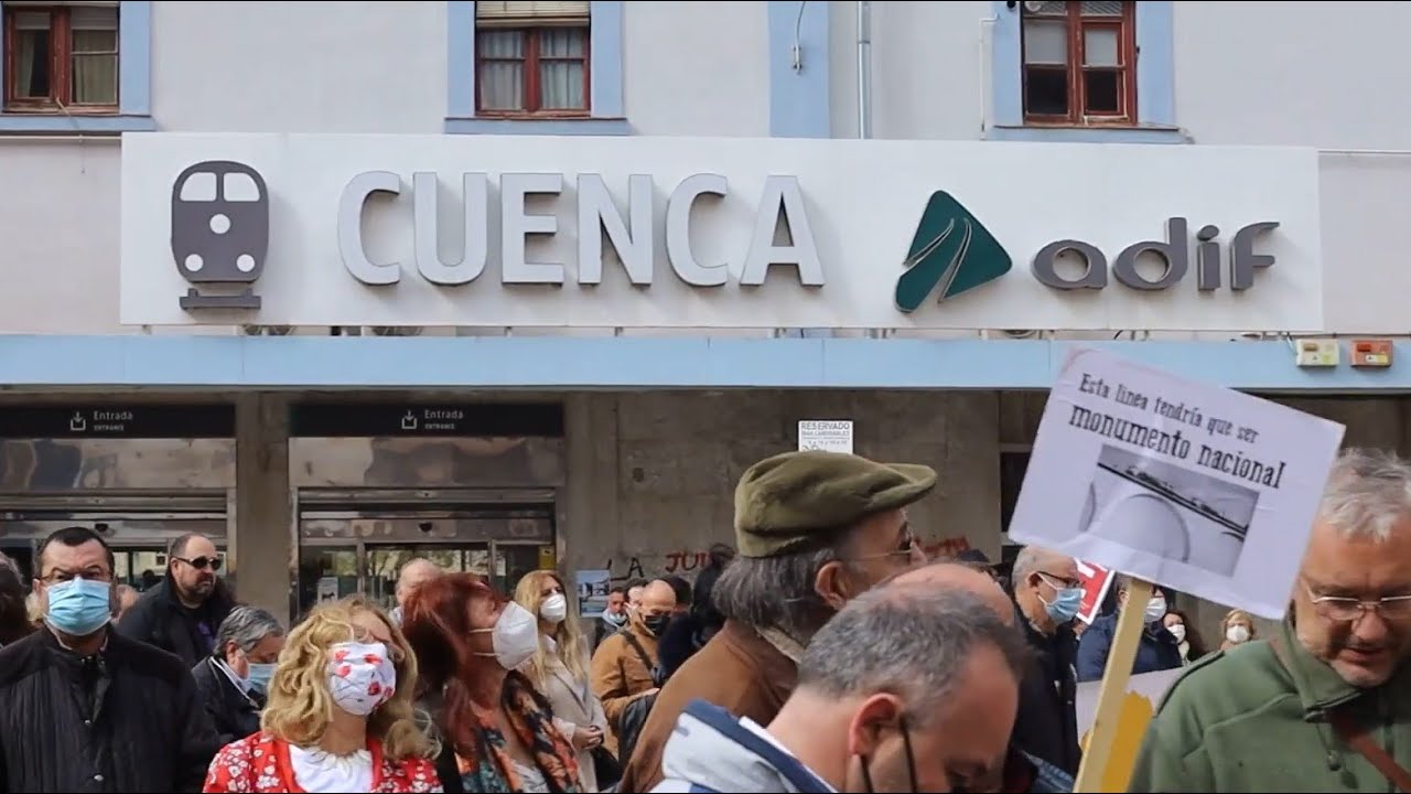 Contra el cierre del tren convencional (Cuenca, 27/03/2022)