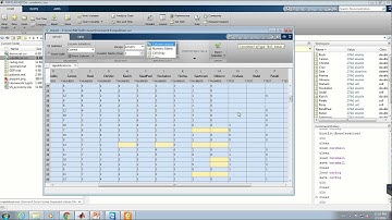 Importing Spreadsheets/Excell files into MATLAB, using its GUI