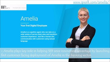 IPsoft’s cognitive agent Amelia takes on pioneering role in banking with SEB