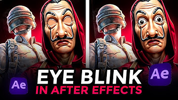 HOW TO MAKE EYE BLINK ANIMATION IN AFTER EFFECTS