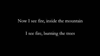 I See Fire - Ed Sheeran - Lyrics  (from The Hobbit: Desolation of Smaug)