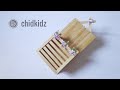 Hanging rack popsicle sticks  3 minute craft 