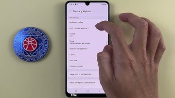 How to change keyboard size and transparency on Samsung A22 Android 12