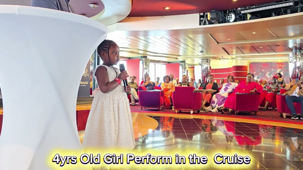 This 4-Year-Old Girl Stole the Show on the Cruise! 😍🎤