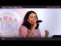 Raavil veena nadam pole  cover by aparna shibu  live performance at hedge event