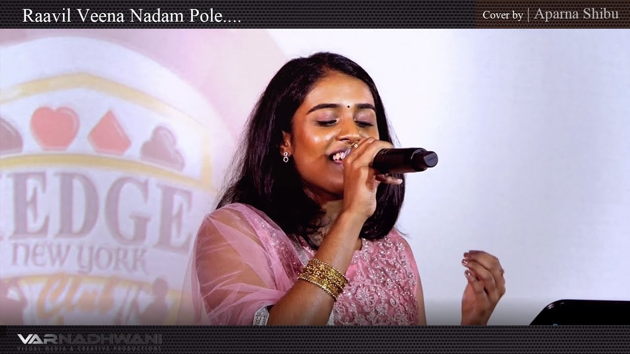 Raavil Veena Nadam Pole  Cover by Aparna Shibu  Live Performance at Hedge Event