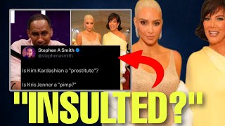 Kim Kardashian A Pr0stitute And Kris Jenner A Pimp Tweeted Stephen A. Smith kanyewest kimkardashia