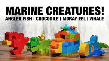 How To Build Marine Creatures with DUPLO bricks!