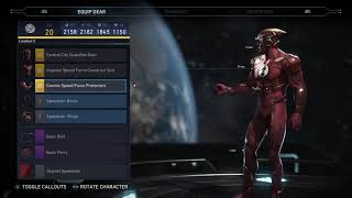 Injustice 2 - Flash Gear Showcase Full Epic Gear
