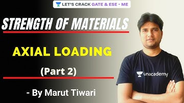 Axial Loading (Part 3) | Strength Of Materials | Learn SOM With Marut | GATE/ESE 2021 |