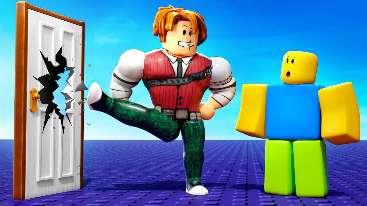 CHUTE A PORTA PARA ESCAPAR NO ROBLOX (Roblox Kick a Door to Escape)