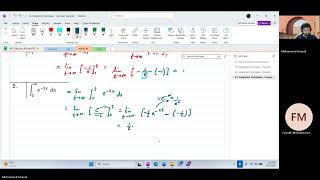 34. Integration Techniques - Improper Integrals