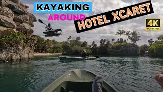 HOTEL XCARET MEXICO!  🇲🇽  Kayaking in the Beautiful River & Coves 4K