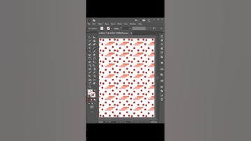 Simple seamless pattern in illustrator#shortvideo #illustrator#shorts#tutorial #design#surfacedesign
