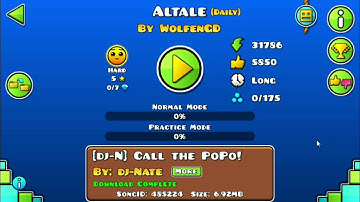 Daily level #383 Altale - by WolfenGD (hard 5 stars) 100%