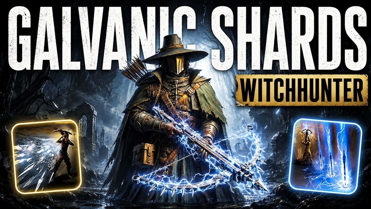 NEW BEST GALVANIC SHARDS WITCHHUNTER BUILD IN POE2 0.5.5! POE 2 Galvanic Build 0.5.5
