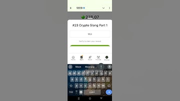 #23 Crypto Slang part 1 |Seed Code #seeds #seedairdrop #crypto