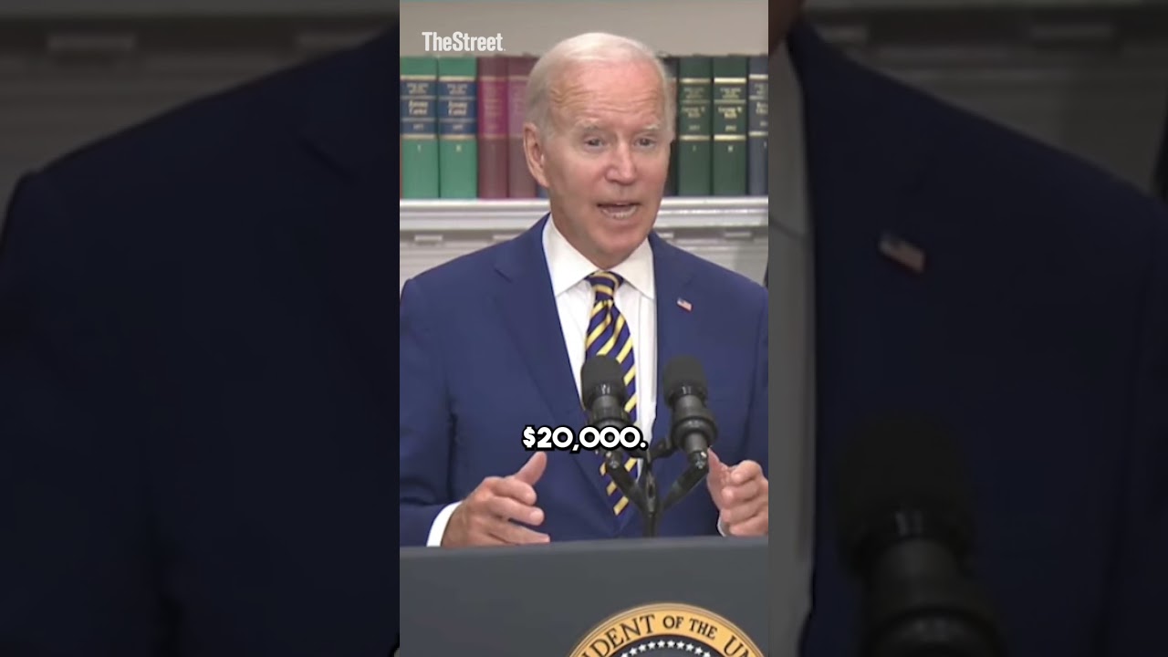 Joe Biden announces ,000 in Student Loan Forgiveness 💰 #shorts #studentloandebt #politics