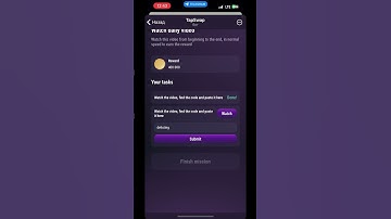 Watch daily video code in TapSwap #tapswap