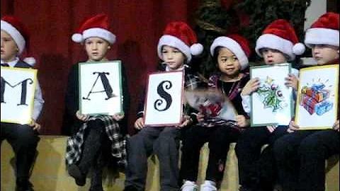 #7 - C-H-R-I-S-T-M-A-S (part 1) - Milo's Preschool Christmas Program 2011