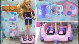 لعبة سكوتر باربي الكهربائي بالريموت كونترول - هوفر بورد - Barbie Hoverboard Scooter