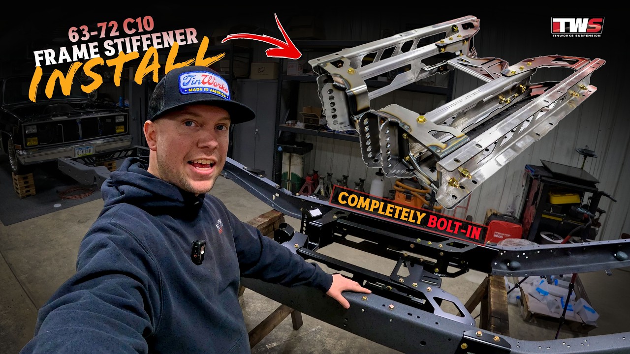 BOLT-IN FRAME STIFFENER: Tinworks 63-72 C10 Frame Stiffener is a Simple ...