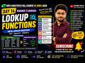 Data Analytics Full Course 2026 | Day 14 Lookup Functions | VLOOKUP, HLOOKUP, XLOOKUP 🔥