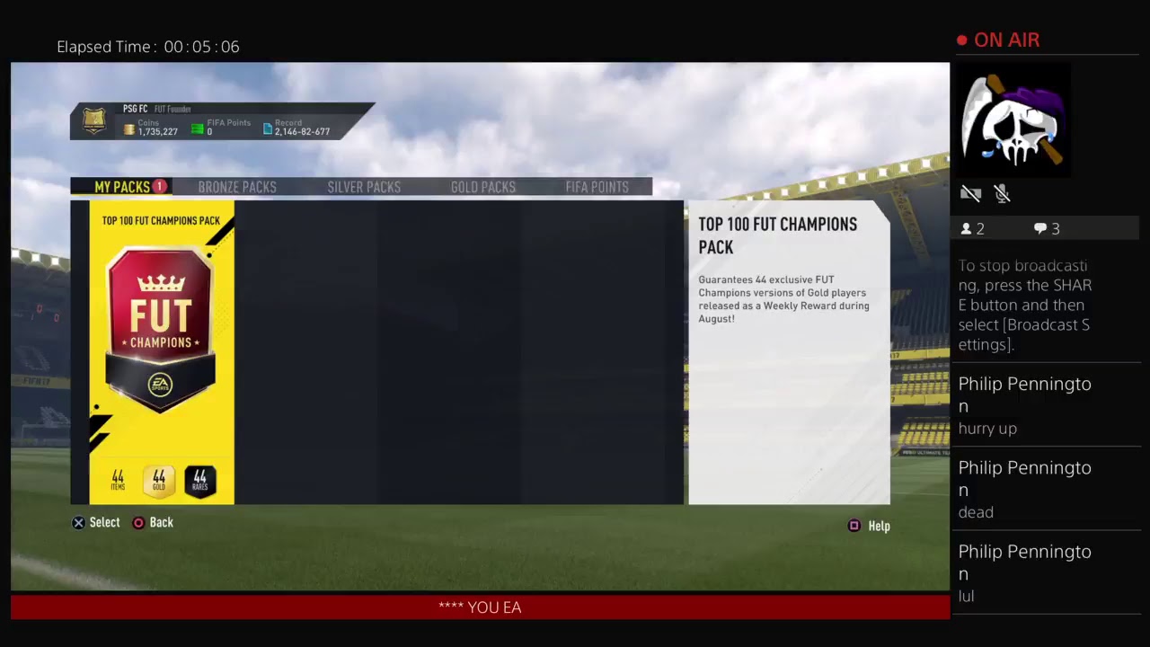 Final Fifa 17 Top 100 fut champions rewards