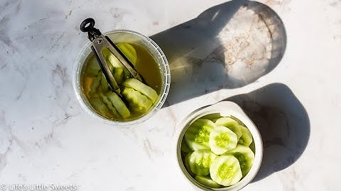 Cucumbers in Pickle Juice (Pinterest @LifesLilSweets ) - Life