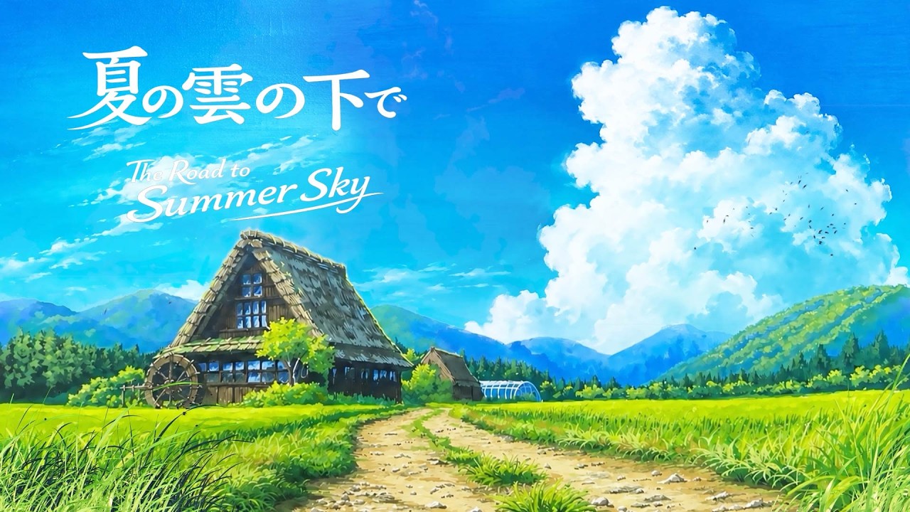 【環境音 / 自然音】夏、雲の下で。｜日本の田舎の夏・蝉と風の音・作業用・睡眠用・勉強用・ASMR
