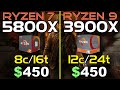 Ryzen 7 5800X vs. Ryzen 9 3900X Test with RTX 3080