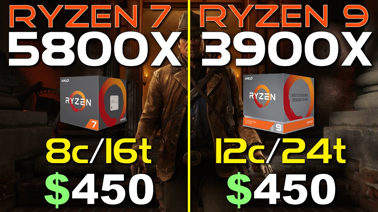 Ryzen 7 5800X vs. Ryzen 9 3900X Test with RTX 3080