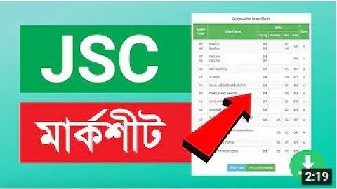 jsc result jsc marksheet kivabe bar korbo jsc result 2020 jsc result 2022 jsc result 2019