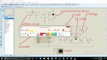 DC Speed Controller | Proteus Simulation ✅